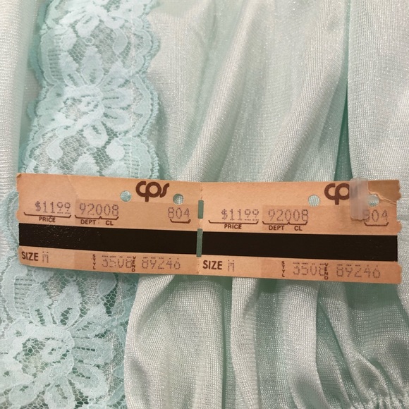 Vintage Carson Pirie Scott & Co 2 piece woman's negligee with original tag M - Picture 13 of 15